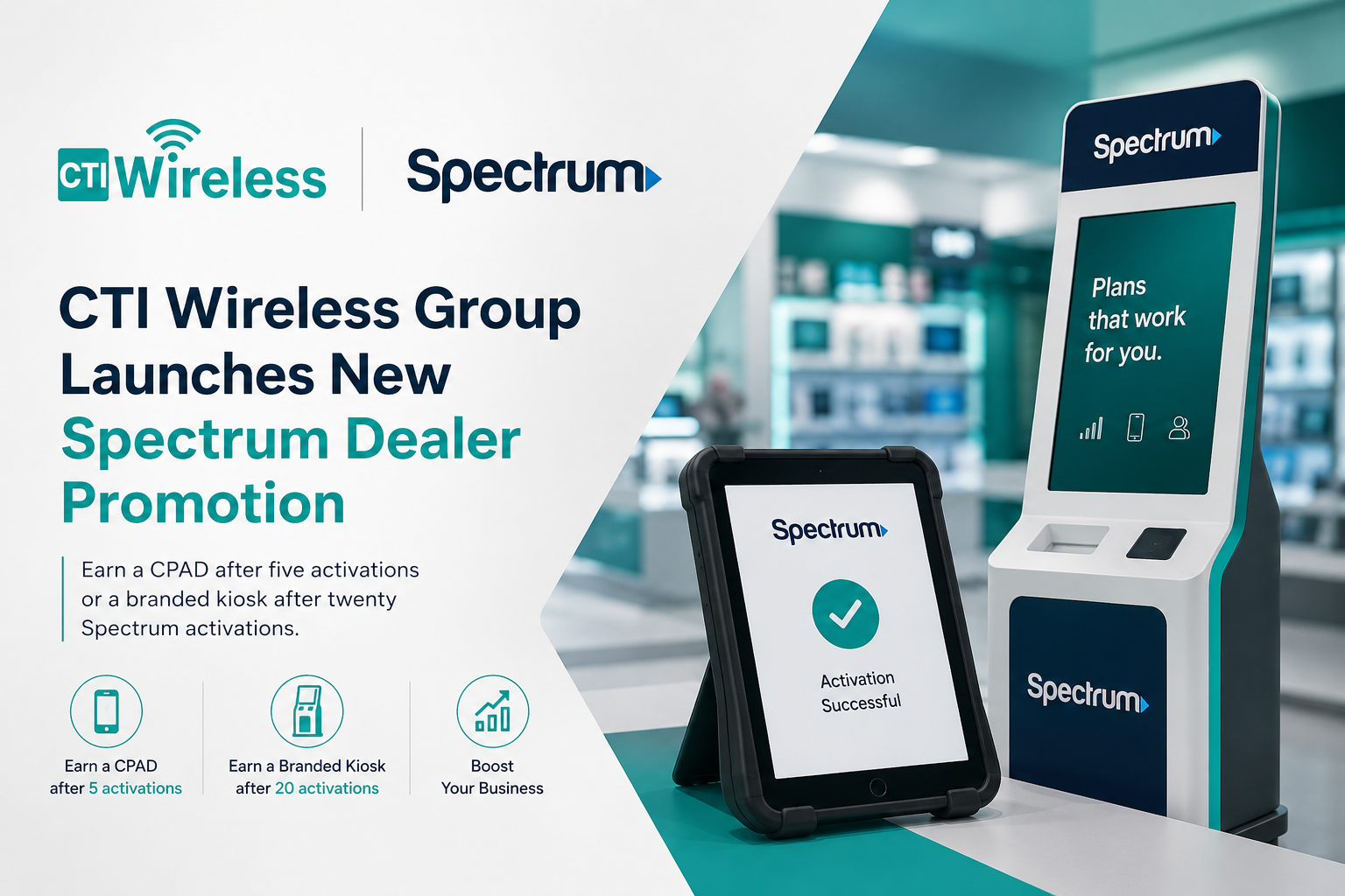 CTI Wireless Group Launches New Spectrum Dealer Promotion Ahead of AWPE 2026