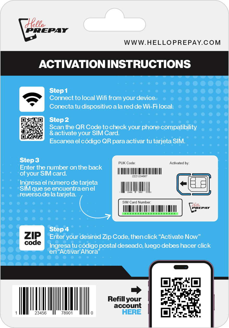 eSIM AT&T USA Travel SIM - 15GB (USA, Canada, Mexico)