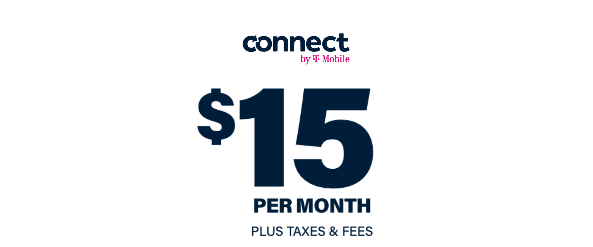 $15 Connect by TMO UNL Talk&Text w/ 5GB Data - 1 Month (capped)