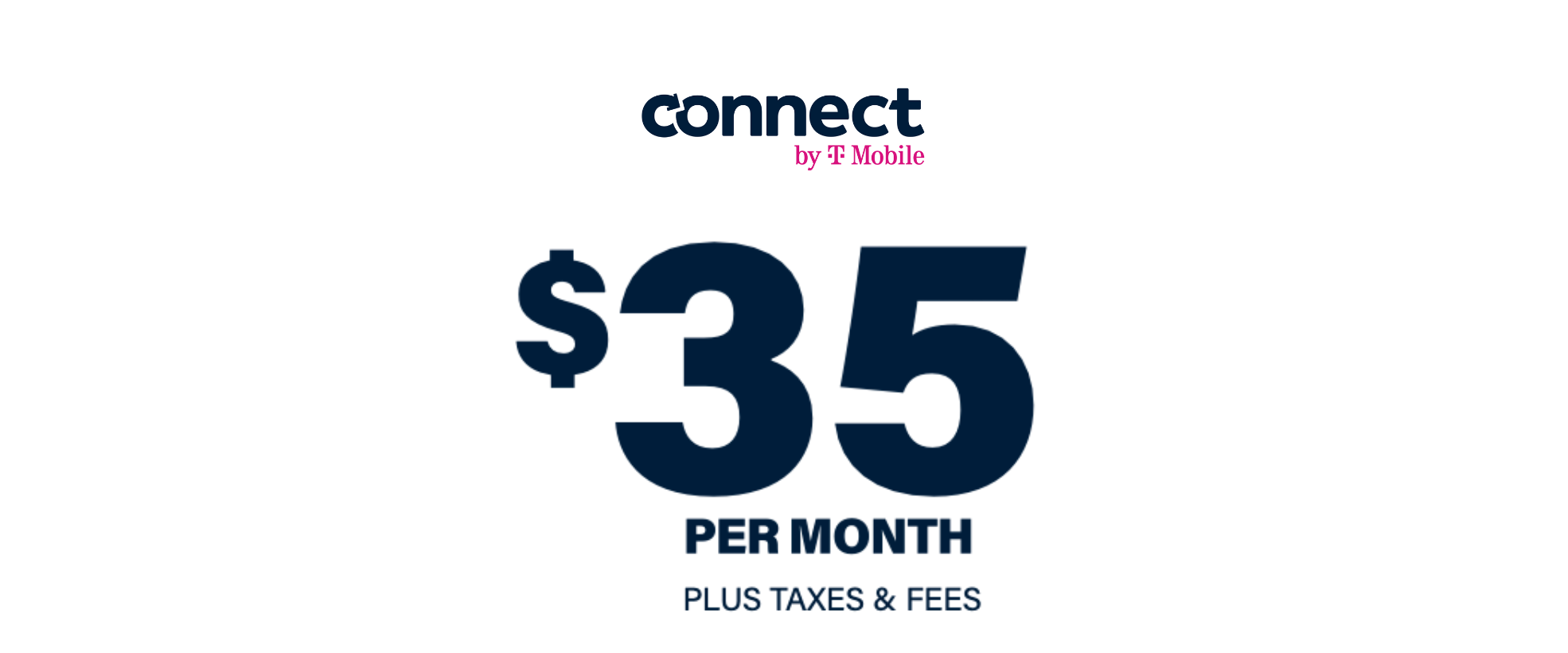 $35 Connect by TMO UNL Talk&Text w/ 12 GB Data-1 Month (capped)